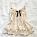 Y2K Bow Chic Sweet Clothing Cute Halter Tops Women Sleeveless Casual Singlet Vintage Tide Daily Slim Classic Aesthetic Camisole