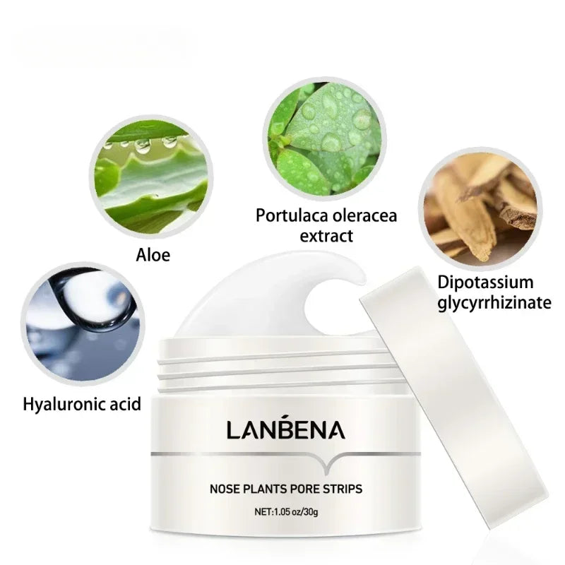 LANBENA Remover Nose Mask Pore Strip Tearing Patch Care Skin Nasal Deep Clean Deaning Acne Skin Care Mask