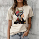 Amazigh top women anime graphic funny t shirt female funny harajuku clothing