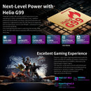 Teclast T50Max Android 14 Tablet 11 90Hz Refresh Rate Max 20GB RAM 256GB ROM Helio G99 CPU 8000mAh 18W Fast Charging 4G LTE GPS