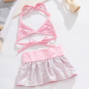 Mermaid Puppy Dog Bikini Swimsuit Dog Beach Dressing Tutu Dresses Dog Bathing Suit for Small Dogs Cat Pet Summer Clothes Costume