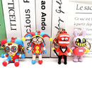 Magical Digital Circus Pomni Jax Silicone Cartoon Keychain Toy Theater Rabbit Doll Filling Toy Children's Christmas Gift