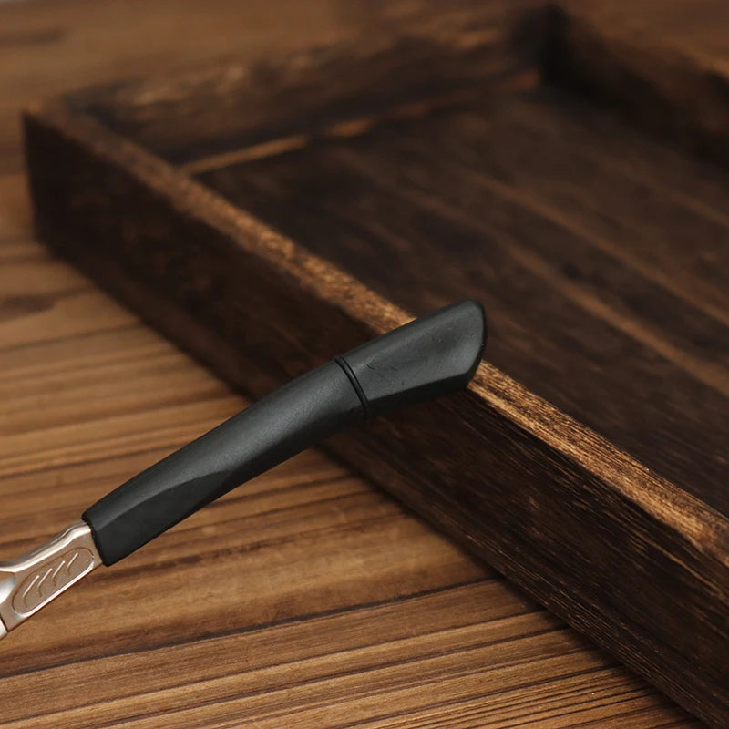 Feather Shaver Straight Edge Barber Razor Stable Haircut Beard Eyebrow Shaving Tool Hairdresser Trimming Gift