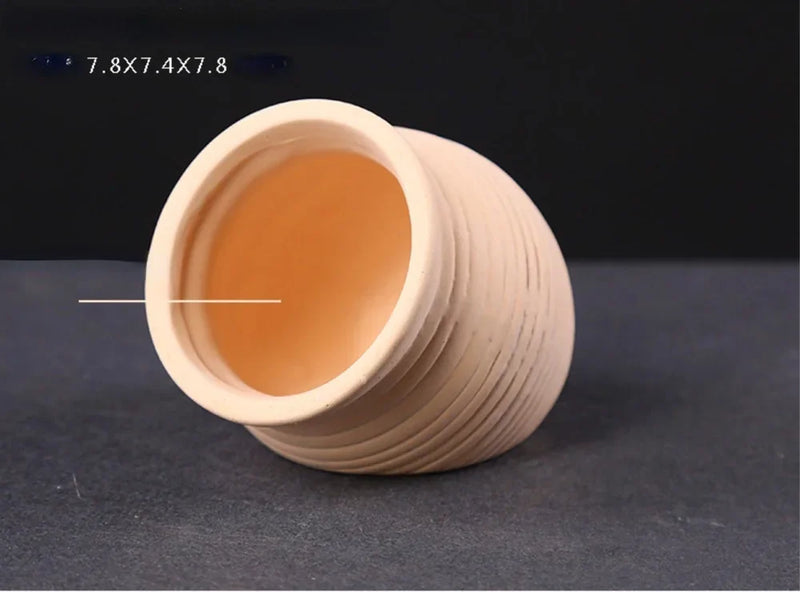 Fish Tank Landscaping Clay Pot Shrimp Cixi Dodging Tank Breeding Fish Nest Shaped Rock Aquarium Supplies