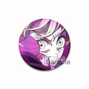 58mm Round Cartoon Brooches Kanroji Mitsuri Pins Anime Badge for Backpack Accessories Hat Decoration HD Print Handmade Gifts