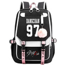 New Street BoyUSBBackpack Animation School Bag Teenagers Canvas Notebook Backpack