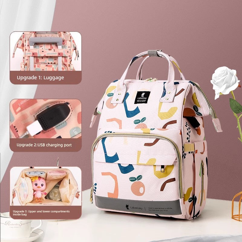 Mother and Baby Fashion out Hand-Held Tote Pregnant Women Mummy Bag