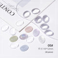 120/40/1pc Solid Glass Color Nail Art Display Board Tips Card Manicure Tools UV Gel Polish Palette Color Chart Nails Practicing