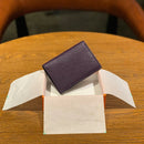 Real Pickup Wallet With Luxurious Design Unisex Ultra-thin Female Card Wallet Suitable For Driver's License Minimum Denim