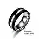 SOHOT  Titanium Steel Variety Couple Ring Jewelry For Lovers' And Unisex Punk Fashion Simple Travel Wedding Party Gift Wholesale