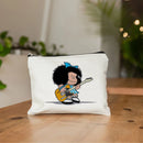 Mafalda Cute Anime Cosmetic Makeup Bag Pencil Organizer Zipper Kawaii Make Up Pouch Purse Travel Toiletry Bags Gift