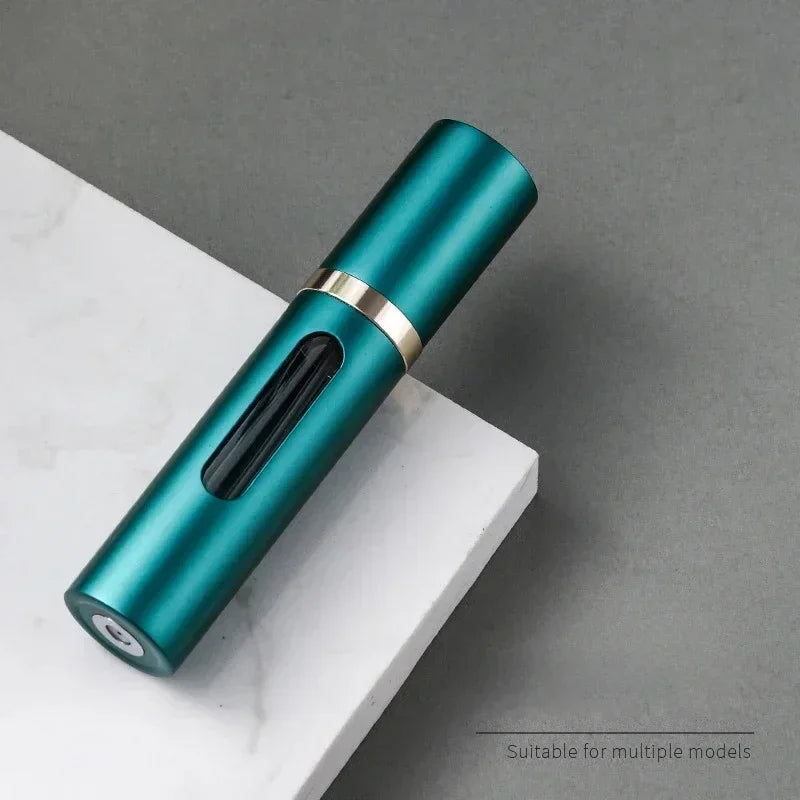 10/8/5ml Mini Perfume Refillable Bottle Liquid Container For Cosmetics Bottom Charge Spray Bottling Dispenser Press Head Travel