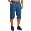 MAGCOMSEN Summer Men's Shorts Quick-drying Lightweight with 7 Pockets Waterproof 3/4 Shorts for Fishing Hiking