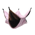 Pet Double-layer Plush  Hammock Warm Hamster Hanging Bed  Ferret Hanging Bed for Cat Rodents Hammock for Hamster Pets Supplies