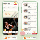 Hapiship 2023 Fashions Game Moon Bingo Princess Heart Charm Links Fit 9mm Bracelet Stainless Steel Making DIY Jewelry DJ717-D