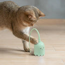 Cat Wand Toy Automatic Silicone Tail Teaser Toy Mimicking Animals Swing Tail Interactive For Bored Indoor Cats And Kittens