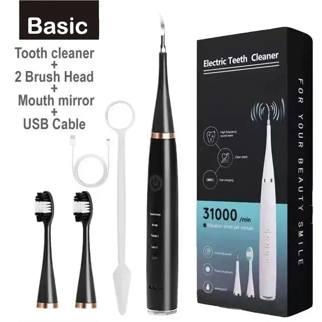 Cepillo de dientes eléctrico sónico recargable, limpiador de dientes, instrumento blanqueador, resistente al agua, dispositivo de carga rápida USB para cepillo dental.