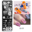 Christmas Nail Stamping Plates Cute Penguins Bear Winter Decor Deer Snowflakes Nail Stencils Printing Templates