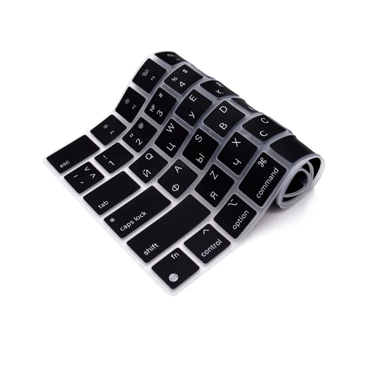 Russian language for 2024-2021 M3 M2 MacBook Air 15" (A3114 A2941) MacBook Air 13.6" (A3113 A2681) Silicone Keyboard Cover Skin