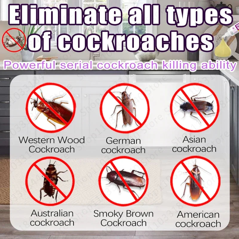 Eliminate cockroaches.