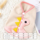 Dog Clothes Cute Dinosaur Vest Pet Small and Medium-Sized Dogs Schnauzer Spring and Autumn Cat Teddy Bichon Winter