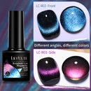 LILYCUTE 7ML 9D Cat Magnetic Gel Polish Set Semi Permanent Soak Off UV LED Glitter Nails Magnet Stick Black Gel Needed