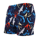 Terrific Swimming Trunks Eye-catching High Elasticity Quick Dry Sharp Printing Swimming Shorts