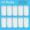 57*25mm Thermal Paper White Children Camera Instant Print Kids Camera Printing Paper Replacement Accessories Parts