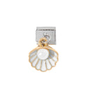 New Fashion Colour Glaze Star Shiny CZ Italian Links Charm Fit 9mm Stainless Steel Bracelet Jewelry DIY Making