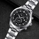 5 pieces/set of men's watches Fashionable, handsome and casual watch watch set + glasses + wallet birthday gift set