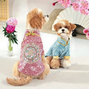 New Winter Warm Dog Jacket Pet Puppy Chinese Styles Embroidery Clothes New Year Costume Jackets Chinoiserie New Year Dog Clothes