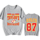 2024 New Summer in My Chieftain Era Travis Kelce T-Shirt Fashion Pop Cotton T-Shirt Printed High Quality O-Neck Short Sleeve