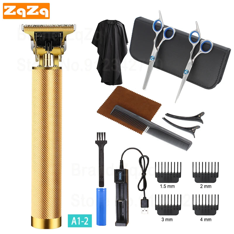 ZqZq Hair Trimmer Clipper Rechargeable Hair Clipper,Men Trimmer Electric Shaver Barber Machine Rechargeable Cutter Barbershop