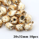 5-20pcsAcrylic Gold Plated Color Conch Sea Shell Charms Pendants Beads Jewelry Making Accessories DIY Handmade Necklace Bracelet