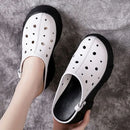 Women's Slippers and Ladies Sandals Kawaii Slides Black Junior Shoes Round Toe Wedge Heel Cute on Sale Cheap Liquidation Shoe 39