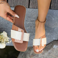 Plus Size 36-43 Shoes for Women Summer Fashion Women's Slippers Open Toe Flat Beach Outside Non-slip Sandals Women Shoes