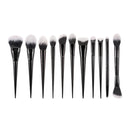 7/11pcs K Makeup brushes Powder Contour Foundation Make up brush Flame Blusher Eyeshadow Detail Eye Crease Plastic Handle synthe