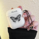 Cartoon Cat Lovers Matte Protective Case For AirPods 1/2/3/4 Soft Cute Cover for AirPods Pro 2 Bluetooth Earphone Case Keyring