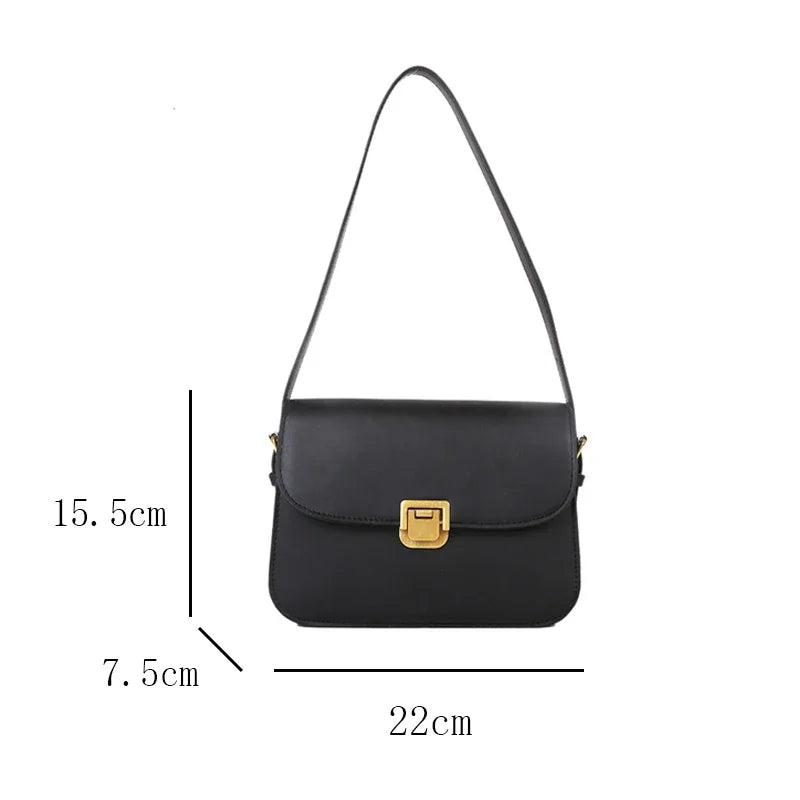 New Women's Shoulder Bag Handbag Messenger Bag Preppy Style Female Vintage Envelope Bag High Quality Briefcase