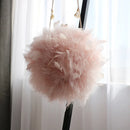 Luxury Women Ostrich Feather Evening Bags Female Party Wedding Dress Shoulder Clutch Fairy Pearl Chain Handbag Purses