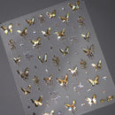 1 pc 5D Embroidery Bee Nail Art Sticker Embossed Butterfly Insect Nail Sticker High Quality Nail Art Design Decoration Sticker