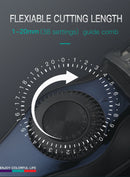 Recortadora de pelo VGR para hombre, ajustable, recargable, profesional, eléctrica, inalámbrica, V-080