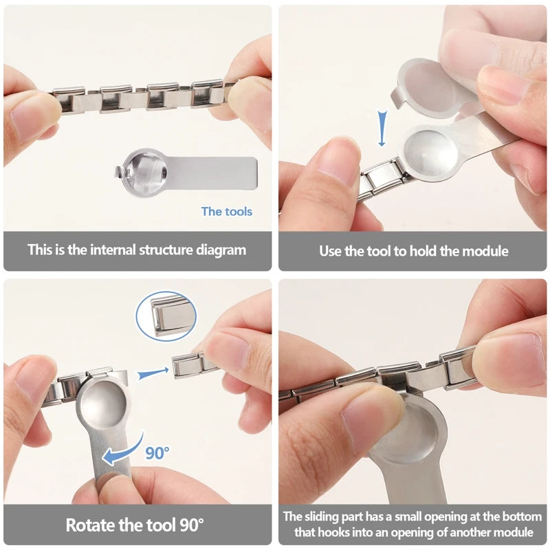 Sweet Red Cherry Bow Knot Heart Pendant Cherry Italian Charm Links Fit 9mm Stainless Steel Bracelet Women Jewelry DIY Making