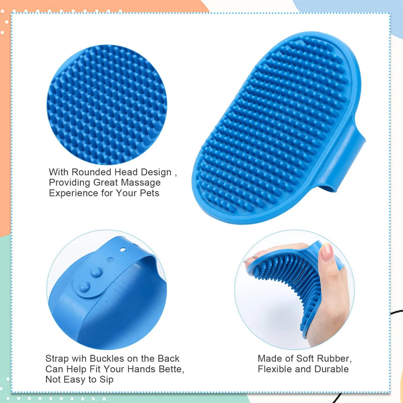 8-piece rabbit beauty set_ Rabbit brush_ Small Animal Pet Beauty Set_ Including pet beauty peeling nail rake brush