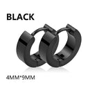 1 Pairs Stainless Steel Painless Ear Clip Earrings for Men Women Punk Sword Cross Black Non Piercing Fake Earrings Jewelry Gifts