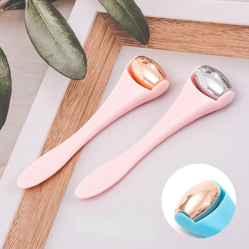 괄사 Skin Care Ice Roller for Stainless Steel Face Roller Skin Care | Face Ice Roller for Face & Eye Puffiness Beauty-health