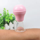 Rubber Head Glass Vacuum Cupping Cups Family Medical Vacuum Cans Suction Therapy Device Back Body Massage Health Care Tools