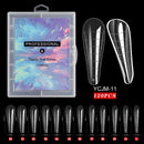 Extension False Nails Art Tips Acrylic Fake Finger Gel Polish Mold Sculpted Full Cover Press on Nails Manicures Accessories Tool