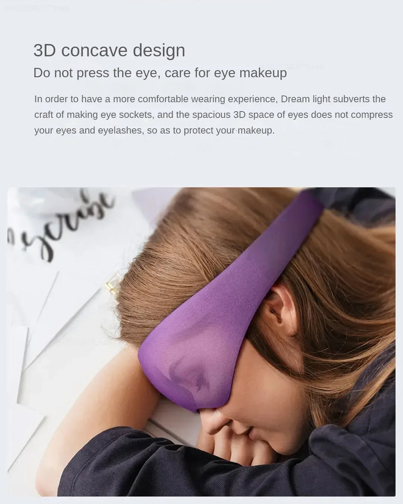 Xiaomi Dreamlight 2S Generation Full Shading Relaxing Eye Mask Sleeping Mask Block Out Light For Man Woman Portable Blindfold