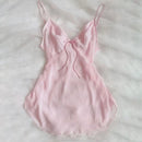 Y2K Bow Chic Sweet Clothing Cute Halter Tops Women Sleeveless Casual Singlet Vintage Tide Daily Slim Classic Aesthetic Camisole